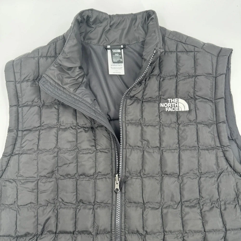 The North Face ThermoBall Insulated‎ Vest Mens XXL Black Quilted NF0A8A51JK3 NWT
